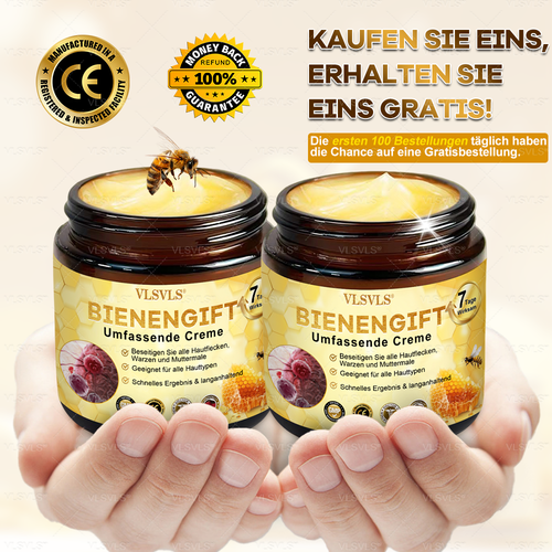 🤎Hergestellt und versendet aus Deutschland  👑VLSVLS® Bienengift Hautregenerationscreme 🔥 LETZTER TAG 80 % RABATT
