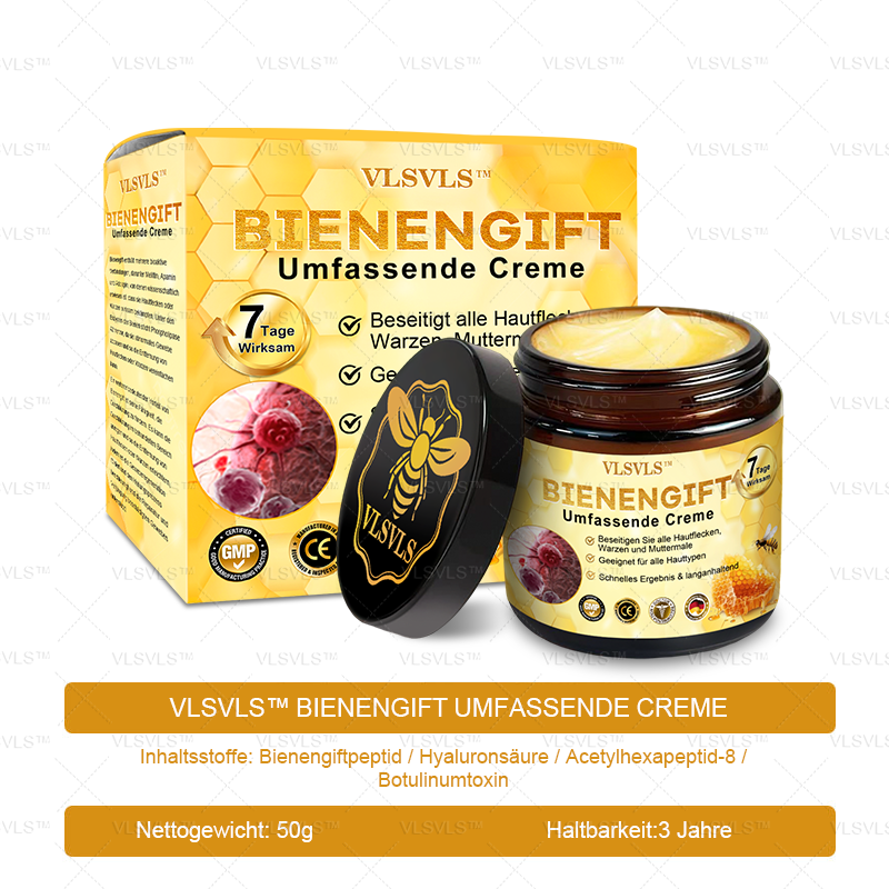 🤎Hergestellt und versendet aus Deutschland  👑VLSVLS® Bienengift Hautregenerationscreme 🔥 LETZTER TAG 80 % RABATT