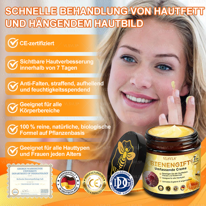 🤎Hergestellt und versendet aus Deutschland  👑VLSVLS® Bienengift Hautregenerationscreme 🔥 LETZTER TAG 80 % RABATT