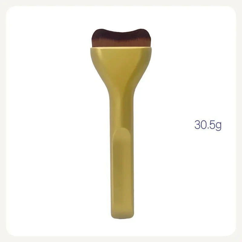 New 2Pcs Professional Foundation Makeup Brushes Soft Dense Hair for Blending Liquid, Cream Flawless Powder Makeup Beauty Tools